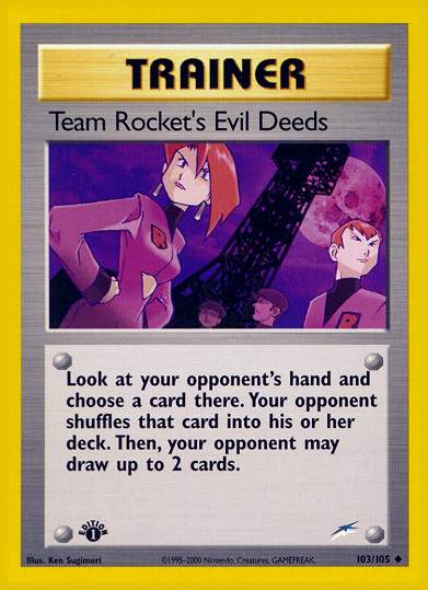 Team Rocket's Evil Deeds